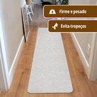 2 Tapete Passadeira Antiderrapante Absorvente Ln 45x160 Vr -