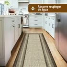 2 Tapete Passadeira Cozinha Antiderrapante 57x180 Js Mol M70