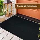 2 Tapete Porta Capacho Antiderrapante Emborrachado Fpt 40x75
