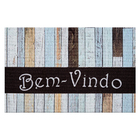 2 Tapete Porta Capacho Antiderrapante Estampado M01 40x60