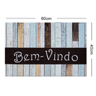 2 Tapete Porta Capacho Antiderrapante Estampado M01 40x60