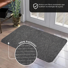 2 Tapete Porta Capacho Antimofo Limpa Fácil Ess Cz 40x60