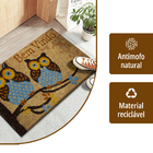 2 Tapete Porta Capacho Fibra Coco Antiderrapante 33x60 E12