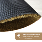 2 Tapete Porta Capacho Fibra Coco Antiderrapante 33x60 E13