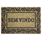 2 Tapete Porta Capacho Fibra Coco Antiderrapante 40x60 P3