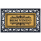 2 Tapete Porta Capacho Fibra Coco Antiderrapante 45x75 Impdr