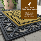 2 Tapete Porta Capacho Fibra Coco Antiderrapante 45x75 Imppt