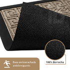 2 Tapete Porta Capacho Grego Luxo Antiderrapante Bg 60x90