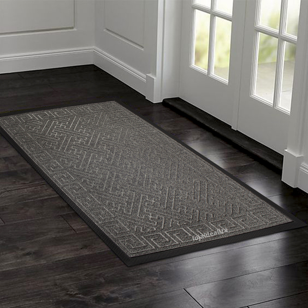 2 Tapete Porta Capacho Grego Luxo Antiderrapante Cz 60x90