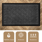 2 Tapete Porta Capacho Grego Luxo Antiderrapante Gf 45x75