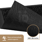 2 Tapete Porta Capacho Grego Luxo Antiderrapante Pt 45x75