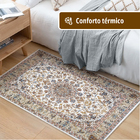 2 Tapete Quarto Beira De Cama Antiderrapante 60 X 90 Tu M02 -