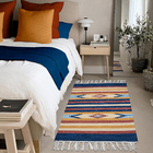 2 Tapete Quarto Kilim Original Algodão Beira Cama 60x90 M01 -