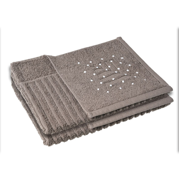 2 Toalha Piso Banheiro Antiderrapante 520g/m2 50x70 Maj Moc