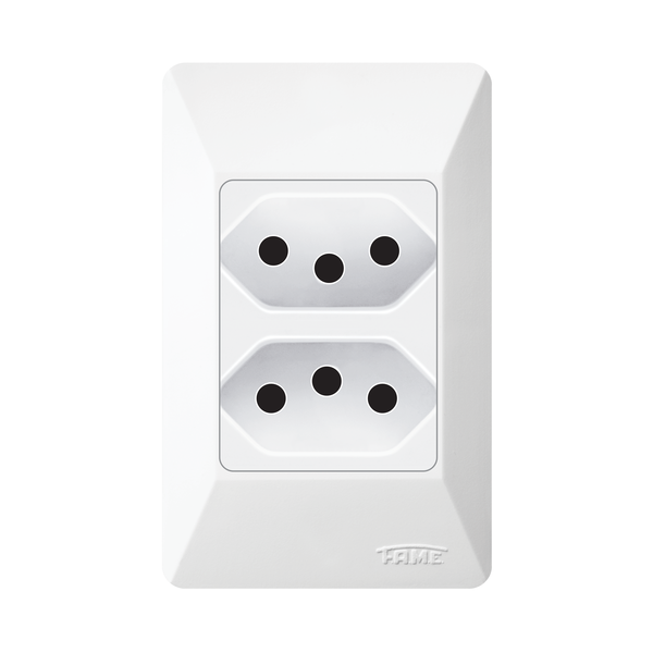 2 TOMADAS PADRÃO 2P+T DIST 20A FAME