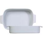 2 Travessas De Porcelana Germer Branca 2,5l 30x21cm Assar E S