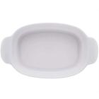 2 Travessas Melamina Branca Com Alças 31,5cm Milão Lyor Para