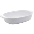 2 Travessas Melamina Branca P E M Com Alças Laterais Para Ser