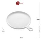 2 Travessas Wolff Nórdica Branco De Porcelana 26cm