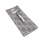 2 Trincos De Embutir 9 Cm Aço Porta De Madeira Cromado Pado