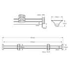 2 Un. Mecanismo Retrátil Sofá De 85cm C/cantoneira - Maken
