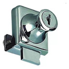 2 Unid Fechadura Simples Vitrine Porta Vidro Rack Pressão Ki
