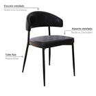 2 Unidades Cadeira Bless Fixa C/4 Pés 53 X 55 X 78 Cm