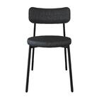 2 Unidades Cadeira Kyta Fixa C/4 Pés 50 X 44,7 X 83,8 Cm