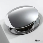 2 Válvulas Click Up De Inox Ralo P/ Cuba Vidro E Louça