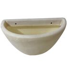 2 Vasos De Parede Em Polietileno Para Jardim Vertical 28x14 -