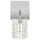 2 X Arandelas De Cristal Legitimo Clearcast A Mais Linda