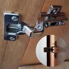 2pçs Dobradiças Super Curva Caneco Porta Armário Móveis 35mm