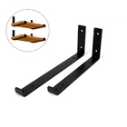 2pçs Mão Francesa Suporta 70kg O Par Suporte Flutuante 30cm