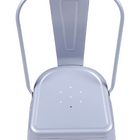 2x Cadeiras Tolix Iron Design Industrial Cinza