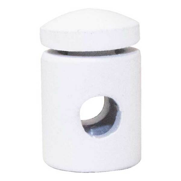 2x Deslocador De Fios Branco P/ Pendentes E Luminárias Ø1,5 C