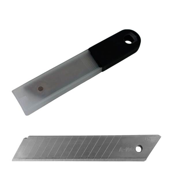 2x Kit Jogo 10 Lâminas Estilete Larga 18mm Segmentada