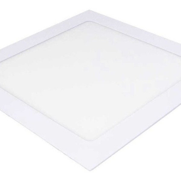 2x Painel Plafon Led 18w De Embutir Quadrada Luz Fria St437
