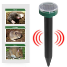 2x Repelente Pragas Ratos Jardim Ultra-sônico Energia Solar