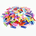 300 Mini Pregadores De Madeira Colorido