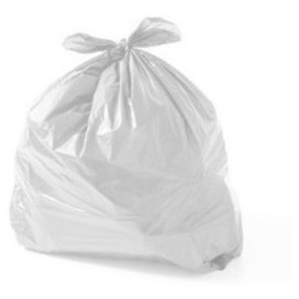 300 Saco De Lixo Plástico Branco 20 Litros Banheiro, Copa Bra