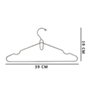 30 Cabides Vestido De Alcinha E Blusa 39cm Cristina Papazian