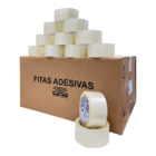 30 Fitas Adesivas 45mm X 45m Transparente - Embalagens Plásti