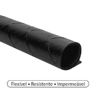 30 Jogo Americano Kori Preto Impermeável Pvc - Imita Couro