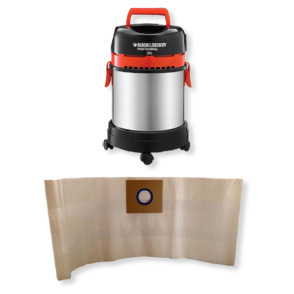 30 Saco Descartável Para Aspirador De Pó Black E Decker Ap4850