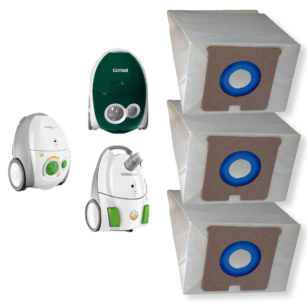 30 Saco Descartável Para Aspirador De Pó Consul Facilite / Fi