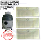 30 Saco Descartável Para Aspirador De Pó Electrolux Ap40