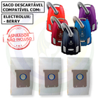 30 Saco Descartável Para Aspirador De Pó Electrolux Berry