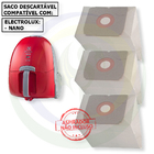 30 Saco Descartável Para Aspirador De Pó Electrolux Nano