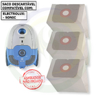 30 Saco Descartável Para Aspirador De Pó Electrolux Sonic
