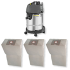 30 Saco Descartável Para Aspirador De Pó Karcher Nt 30/1